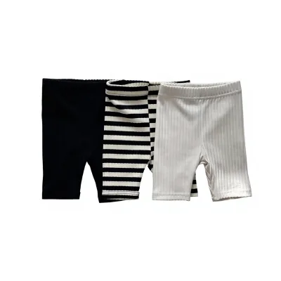 Girls Mid-Length Cropped Leggings 2026 Spring/Summer New Korean-Style Cycling Shorts Childrens High-Elastic Trousers