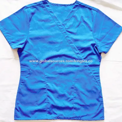 2 insert pockets wrap Medical Nurse Scrub