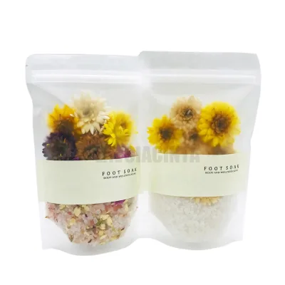 Dead Sea Bath & Foot Soak with Natural Eucalyptus Magnesium Bath Salt Flakes Lavender Scent for Relaxation