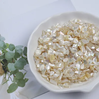 AAA Grade Crushed Freshwater Mother of Pearl Irregular Shell Beads