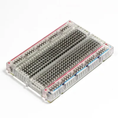 400 Tie-points Half-size Transparent Electronic Digital Protoboard Breadboard