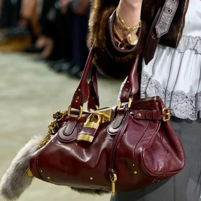 Medieval-style Niche Retro Versatile Lock Bag studded Pillow Bag Two Straps 2026 Winter New Arrival Handbag Trendy Womens