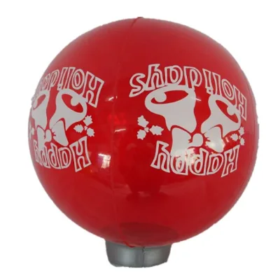 Outdoor Inflatable Multi-Shaped Jingle Bell Decoration 80CM/Custom Size PVC UV/Digital 2-Color Printing Christmas Halloween New