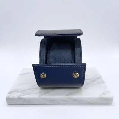 Luxury Customized Luxury Genuine Leather Watch Case with Customized Logo Travel Storage Organizer and Gift Packaging