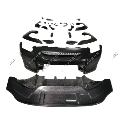 For Nissan GTR High Quality Half Carbon Fiber Upgrade LB Style Body Kits Fit Gtr R35 Car Accessories Spoiler
