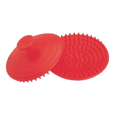EQUIZONE Round Plastic Horse Curry Comb From Taiwan