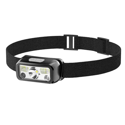 Howlighting Cheap Price USB Rechargeable Headlamp ACOB LED Outdoor Waterproof Head Lamp Light Motion Sensor Headlight