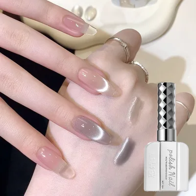 Wholesale 16ml Not Gray 9d Water Cat Eye Gel Universal Clear White Moonlight Cat Eye Gel