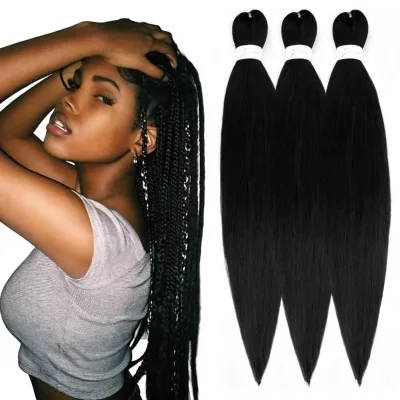 Synthetic Crochet Hair Low-Temperature Flame-Retardant Synthetic Hair Synthetic Braiding Hair for Black Women