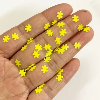 Wholesale Eco-friendly Loose Sequins Puzzle Shape 6-20mm Bulk Flashing Spangle Handmade DIY Festival Decorations Paillettle