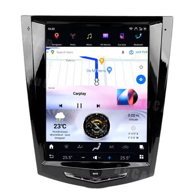 AUCAR 10.5" Android 13 for Player Car Radio Cadillac ATS CTS SRX Escalade 2016-2018 GPS Qualcomm 665 CarPlay OLED 128G ROM
