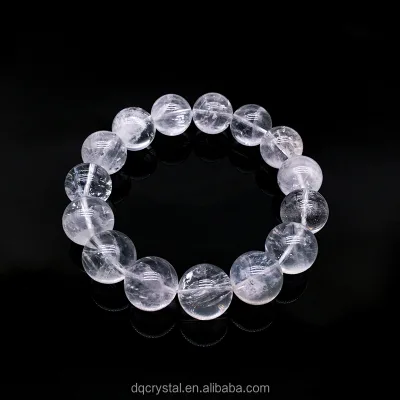 Natural Crystal Clear Quartz Bracelet Crystal Healer Stone Chakra Meditation Quartz Jewelry Bracelet for Gift
