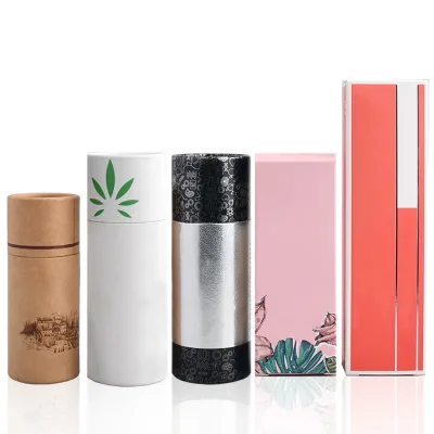 Factory Price Biodegradable Cardboard Paper Tube Kraft Paper Tube With Inner Holder Packaging Customized Size