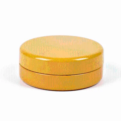 Custom Child-Resist Round Tin Box with Glue Chain for Ear Nose and Throat Candy Packaging Durable Tinplate Metal Box