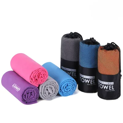 Extra Soft Lightweight 2 in 1 Large Quick Dry Microfiber Travel Towel for Gym, Swimming, Camping, Backpacking, Beach