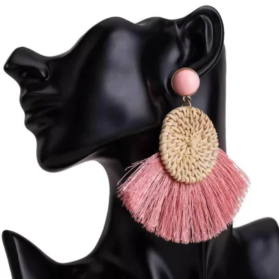 Handmade Bohemia Ethnic Bohemian Jewelry Tassel Earrings Women