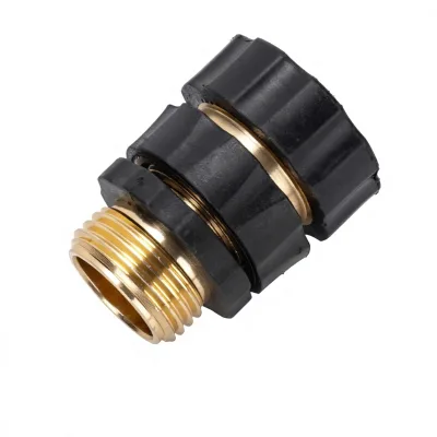 3/4-inch American-style Faucet 1/2-inch Water Connector Aluminum Alloy Car Wash Water Gun Garden Watering Hose Quick-connect