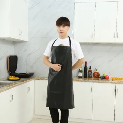 Wholesale Black Waterproof Rubber Vinyl Work Apron