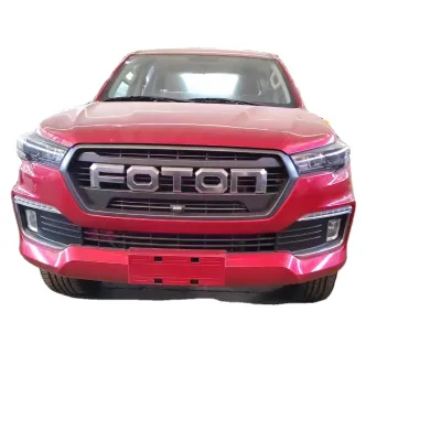 China Foton Tunland E3 Pickup Truck Factory Model Hybrid Fuel Manual Gearbox Dark Fabric Interior Left Steering ACC Cruise Sale