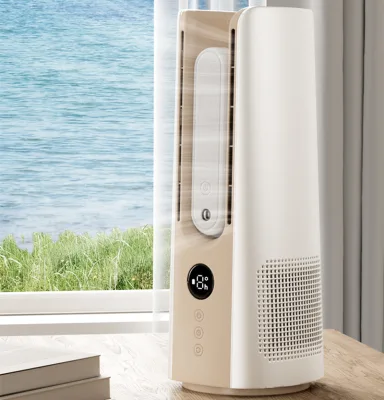 Smart Home Appliance Household Oscillating Fan Cooling Spray Humidifier Mist Fan Portable with Water Tank