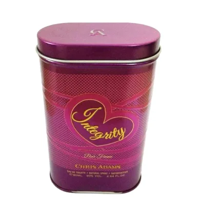 Customized Tin Box for Perfume Bottle Package Metal Tin Packing Perfume Bottles with Custom Printing