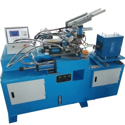 Metal Tube, Steel Tube, Spinning and Sealing Machine Round Head Iron Tube Sealing Machine Welding Tube, and Pipe Sealing Machine