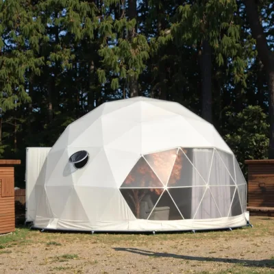 Durable and Sustainable Accommodation With a Modern Design and Clear Roof Panels for Unforgettable Eco-Adventures Dome Tent