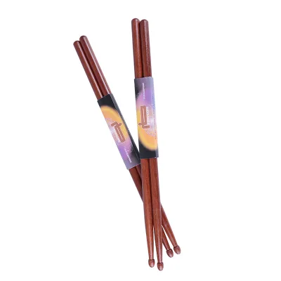 African Padauk wood drum sticks musical instrument 5a/7a drumsticks drum hammers solid wood drum sticks