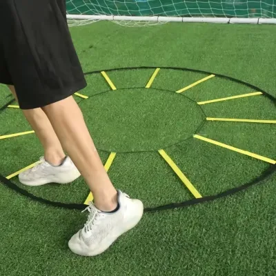 Indoor Outdoor High Intensity Foot Step Training Portable Round Agility Ladder Trainer