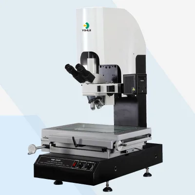 YIHUI Binocular Video Measuring Microscope Adjustable Halogen Light High Accuracy Metallurgy Sample Inspection Equipment 1 Year