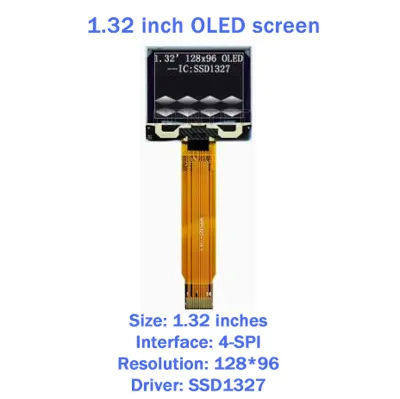 Hentet New BOM 1.32Inch OLED 128x96 Display SSD1327 1.3-inch OLED Display SSD1327