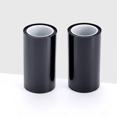 In Stock 4.5c Matte Black PET Release Film Anti Static Embossed Polyester Eyelash Film