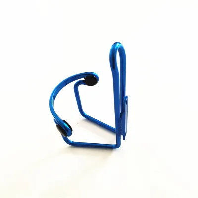 OEM Designed Blue Anodized Aluminum Alloy Bicycle Cycling Bottle Cage Made of Steel