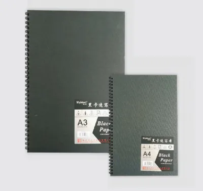 Bview Art Best Selling A4 Size Black Paper Pad for Artist Drawing