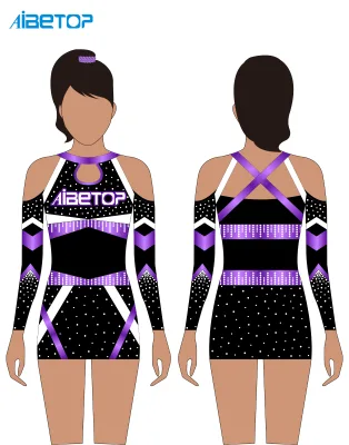 Fashionable Cheer Wear Free Design Newest Wholesale Custom Bling High Quality Quick Dry All Stars Cheerleading Uniforms