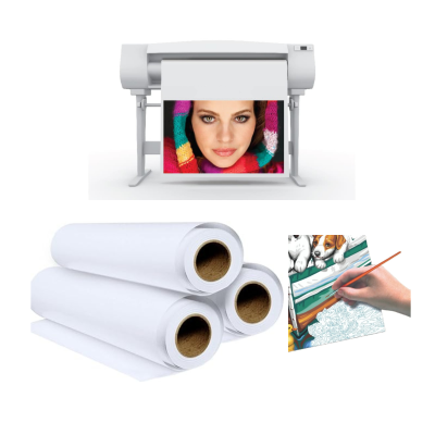Customized Size Color Synthetic Canvas for Printing Different Sizes of Drawing Canvas Roll for Eco-solvent Pigment Printing