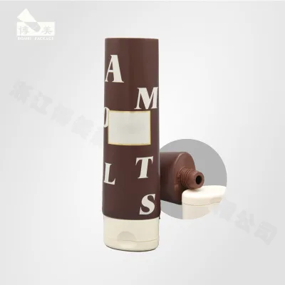 D50mm Filling Eco-friendly Toothpaste Tube Manufacturer Flat Oval Tube With Flip Top Lid
