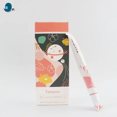 Invisible Comfort Tampons with Smooth Applicator for Sports & Travel No Residue Ultra Absorbent Organic Cotton