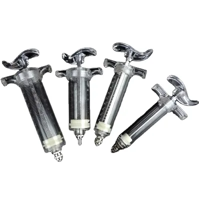Plastic Syringe for Pig Veterinary Use Bird and Animal Medicine Gun TPX Veterinary Syringe