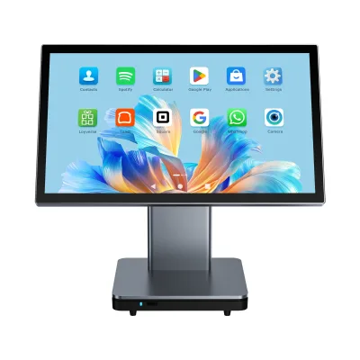 18.5 Inch Aluminum Alloy Fanless POS System All in One POS Machine Ultra Thin 10mm Win10 Win11 High Performance Processor