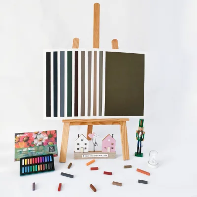 Art Supply Sanded Sanding Soft Pastel Paper 500 Grit 39.3x27.3cm 100pcs Per Carton OPOS ART