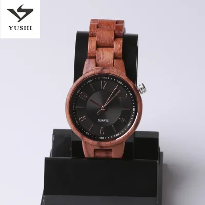 Handmade Wooden Quartz Watch With All Wood Strap Quartz High Quality Wrist Watches