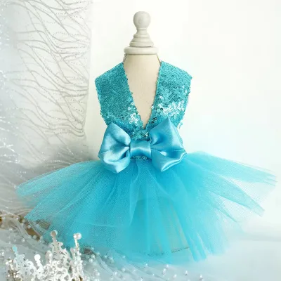 Cat and Dog Puffy Skirt Suspender Wedding Dress, Candy-Colored Cross-Border Spring/Summer/Autumn/Winter
