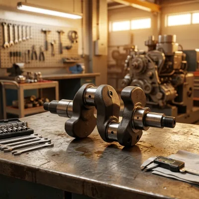 Factory Original OEM Crankshaft for Kipor KM178F Diesel Engine Steel 45Cr Forged Steel ISO9001 Certified