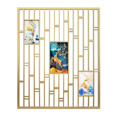Customizable Stainless Steel Screen Partition with Custom Logo Indoor & Outdoor Garden Metal Art Decoration for Villa Entrance