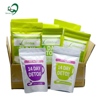 100% GMP Herbs Colon Slimming Tea OEM  Colon Cleanse Private Label