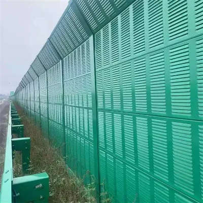 Metal Sound Barrier Noise Barrier Manufacturer Outdoor Louvered Hole Panels Glass Wool Galvanized Steel Sheet Stainless Steel