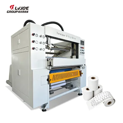 Thermal Paper Roll Slitting Machine for Processing Jumbo Roll Into POS Receipt Paper Rolls