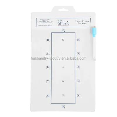 Horse Equestrian Dressage Test Board