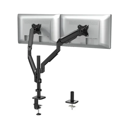 New Tall Aluminum Computer Monitor Stand for 32 Inch Screens Holds 2-9kgs Adjustable Monitor Mount Gas Spring Full Motion